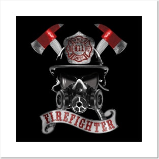 Firefighter. Posters and Art